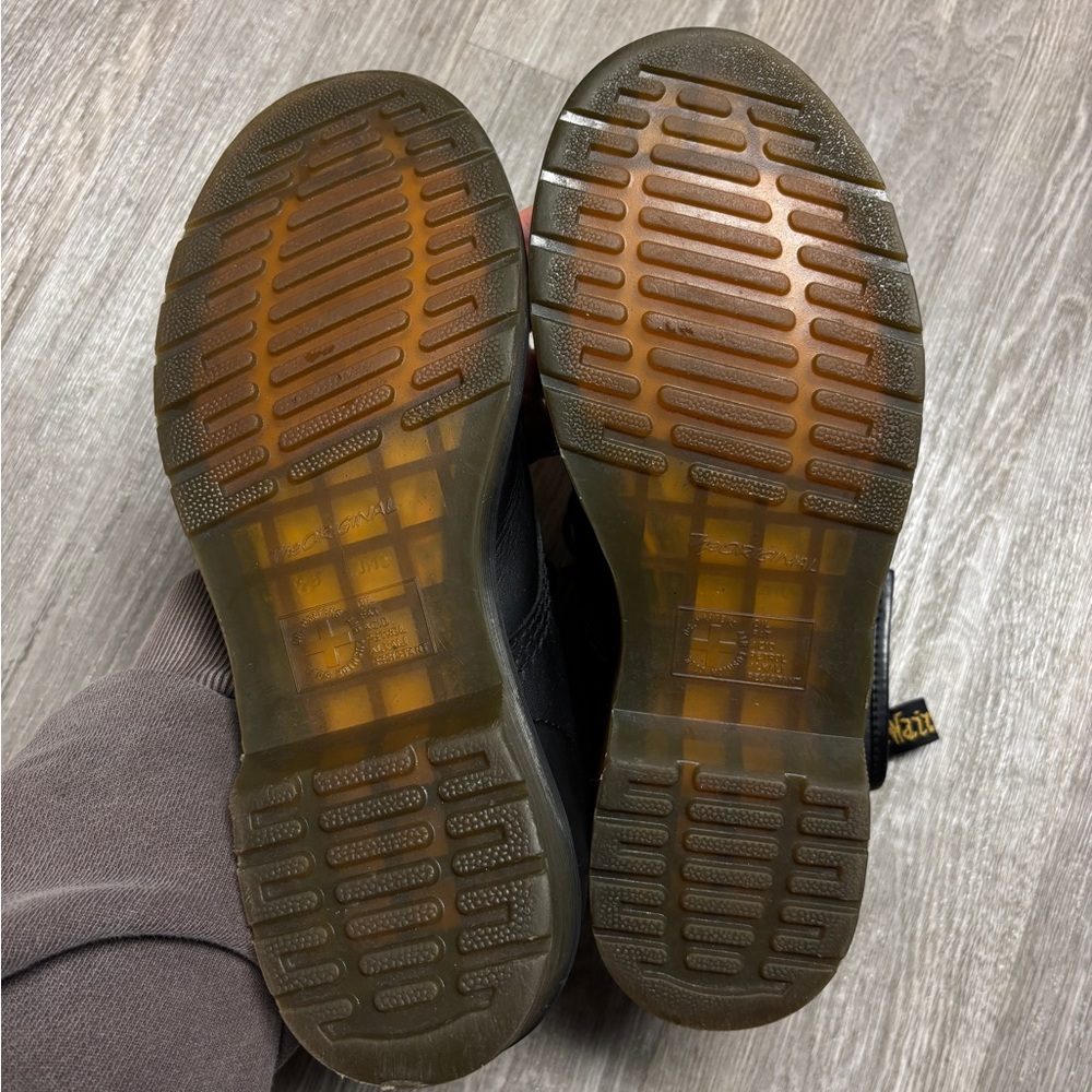 Dr. Martens Black Leather Boots - Picture 3 of 9
